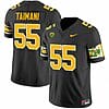 Sam Taimani Jersey #55 Oregon Ducks ‘Mighty Oregon’ 1984 Throwback Football Uniforms Black