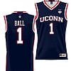Solomon Ball Jersey #1 UConn Huskies NIL College Basketball Lightweight Navy