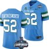 Sincere Haynesworth Jersey #52 Tulane Green Wave 2022 ACC Football Championship Blue