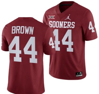 Sammy Brown Jersey #44 Oklahoma Sooners 2024 College Football Maroon