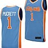 Sara Puckett Jersey #1 Tennessee Lady Vols Replica College Basketball Blue Uniform