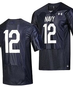 Silent Service Jersey #12 Navy Midshipmen Replica College Football Navy