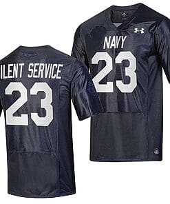 Silent Service Jersey #23 Navy Midshipmen Replica College Football Navy