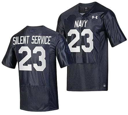 Silent Service Jersey #23 Navy Midshipmen Replica College Football Navy