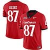 Travis Kelce Jersey #87 Cincinnati Bearcats Vapor Limited College Football All Stitched Red