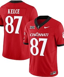 Travis Kelce Jersey #87 Cincinnati Bearcats Vapor Limited College Football All Stitched Red