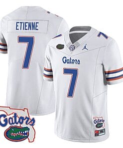 Trevor Etienne Jersey #7 Florida Gators Vapor Limited College Football White