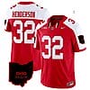 Treveyon Henderson Jersey #32 Ohio State Buckeyes College Football Stitched Vapor Limited Ohio Patch Red Alternate