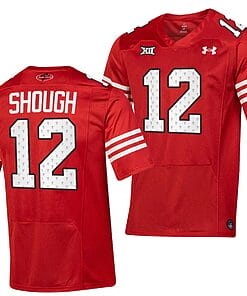 Texas Tech Red Raiders Tyler Shough Jersey #12 College Football Throwback Stitched Red