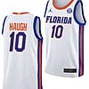 Thomas Haugh Jersey #10 Florida Gators Limited College Basketball 2023-24 Home White