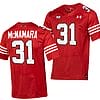 Texas Tech Red Raiders Austin McNamara Jersey #31 College Football Throwback Stitched Red