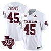 Texas A&M Aggies Edgerrin Cooper Jersey #45 Vapor Limited College Football White