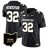 Treveyon Henderson Jersey #32 Ohio State Buckeyes College Football Stitched Special Vapor Limited Black