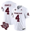 Texas A&M Aggies Amari Daniels Jersey #4 Vapor Limited College Football White
