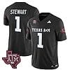 Texas A&M Aggies Evan Stewart Jersey #1 Vapor Limited College Football Black