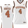 Tyrese Hunter Jersey #4 Texas Longhorns NIL College Basketball Lightweight White