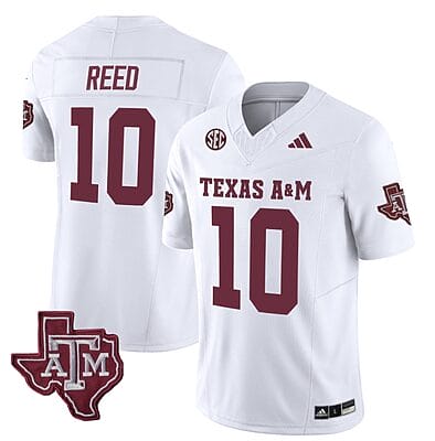 Texas A&M Aggies Marcel Reed Jersey #10 Vapor Limited College Football White