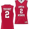 Taylor Thierry Jersey #2 Ohio State Buckeyes College Basketball Lightweight Scarlet