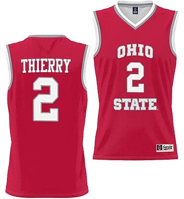 Taylor Thierry Jersey #2 Ohio State Buckeyes College Basketball Lightweight Scarlet