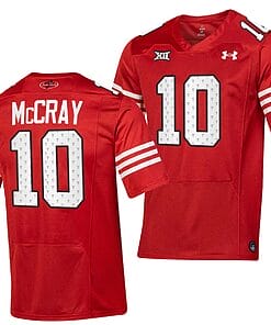 Texas Tech Red Raiders Drae McCray Jersey #10 College Football Throwback Stitched Red