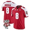 Tanner Mordecai Jersey #8 Wisconsin Badgers Vapor Limited College Football Red Alternate