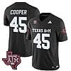 Texas A&M Aggies Edgerrin Cooper Jersey #45 Vapor Limited College Football Black
