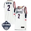 Tristen Newton Jersey #2 UConn Huskies 2023 National Champions College Basketball White