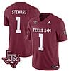 Texas A&M Aggies Evan Stewart Jersey #1 Vapor Limited College Football Maroon