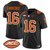 Trevor Lawrence Jersey #16 Clemson Tigers Vapor Limited Acc Patch College Football Stitched Black