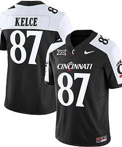 Travis Kelce Jersey #87 Cincinnati Bearcats Vapor Limited College Football All Stitched Black Alternate