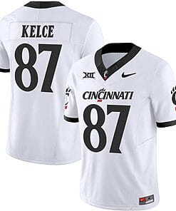 Travis Kelce Jersey #87 Cincinnati Bearcats Vapor Limited College Football All Stitched White
