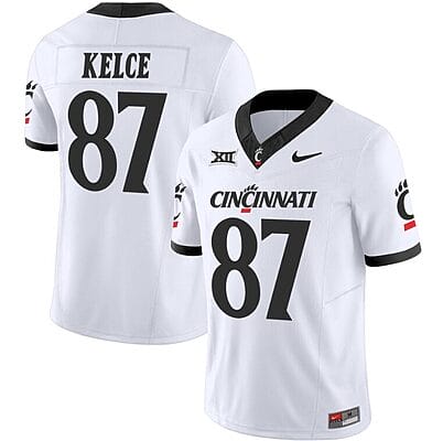 Travis Kelce Jersey #87 Cincinnati Bearcats Vapor Limited College Football All Stitched White