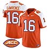 Trevor Lawrence Jersey #16 Clemson Tigers Vapor Limited Acc Patch College Football Stitched Alternate