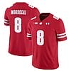 Tanner Mordecai Jersey #8 Wisconsin Badgers Vapor Limited College Football Red