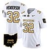 Treveyon Henderson Jersey #32 Ohio State Buckeyes College Football Stitched Special Vapor Limited White