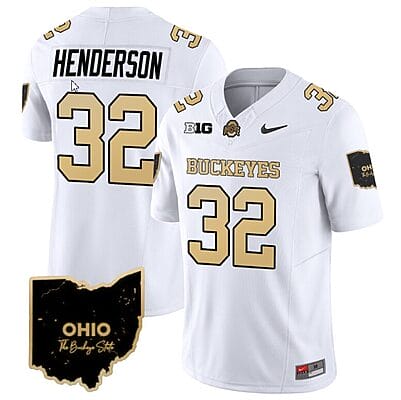 Treveyon Henderson Jersey #32 Ohio State Buckeyes College Football Stitched Special Vapor Limited White