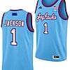 Taiyanna Jackson Jersey #1 Kansas Jayhawks Basketball DRIP Alternate 2023-24 Baby Blue