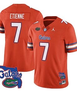 Trevor Etienne Jersey #7 Florida Gators Vapor Limited College Football Orange