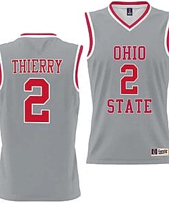 Taylor Thierry Jersey #2 Ohio State Buckeyes College Basketball Lightweight Gray