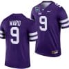 Treshaun Ward Jersey #9 Kansas State Wildcats 2023 Pop-Tarts Bowl Football Purple