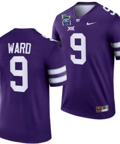 Treshaun Ward Jersey #9 Kansas State Wildcats 2023 Pop-Tarts Bowl Football Purple