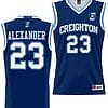 Trey Alexander Jersey #23 Creighton Bluejays College NIL Basketball Lightweight Blue