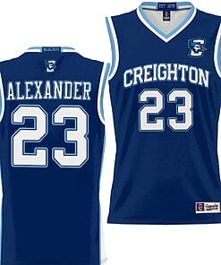 Trey Alexander Jersey #23 Creighton Bluejays College NIL Basketball Lightweight Blue