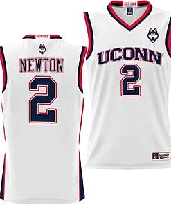 Tristen Newton Jersey #2 UConn Huskies NIL College Basketball Lightweight White