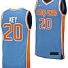 Tamari Key Jersey #20 Tennessee Lady Vols Replica College Basketball Blue Uniform