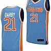 Tess Darby Jersey #21 Tennessee Lady Vols Replica College Basketball Blue Uniform