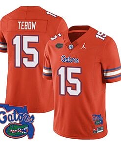 Tim Tebow Jersey #15 Florida Gators Vapor Limited College Football Orange