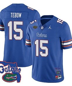 Tim Tebow Jersey #15 Florida Gators Vapor Limited College Football Royal