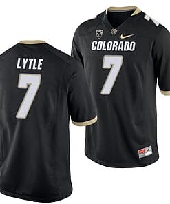 Tyler Lytle Jersey #7 Colorado Buffaloes College Football Game Black