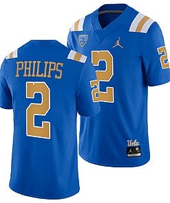 UCLA Bruins Kyle Philips Jersey #2 Blue College Football Uniform